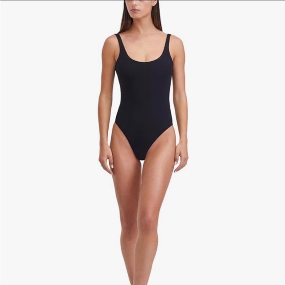 Gottex Women's Sexy Texture Scoop Neck Tank with Low Back One Piece NWT 10
